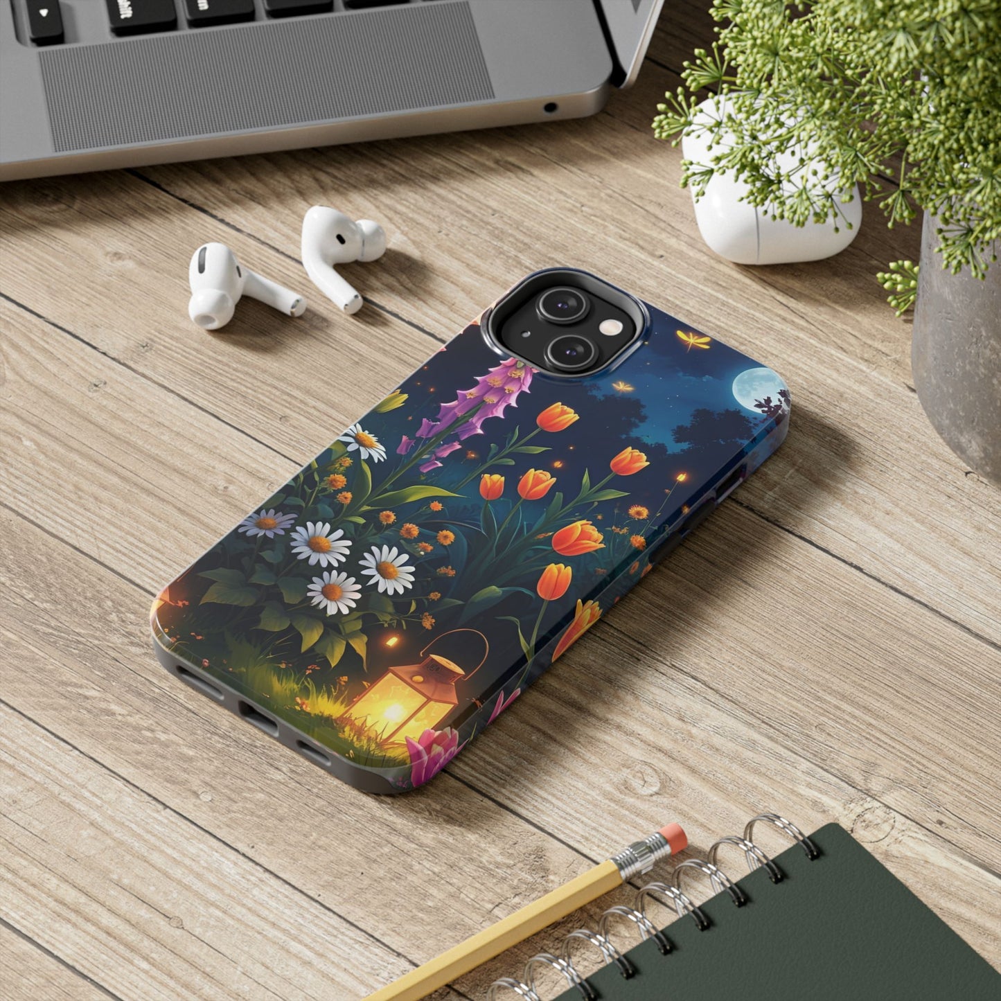FDT Foxglove Daisy Tulip iPhone Case, Floral Anti-Trump Tough Phone Cover, Resistance Smartphone Protector, Political Statement Cell Phone