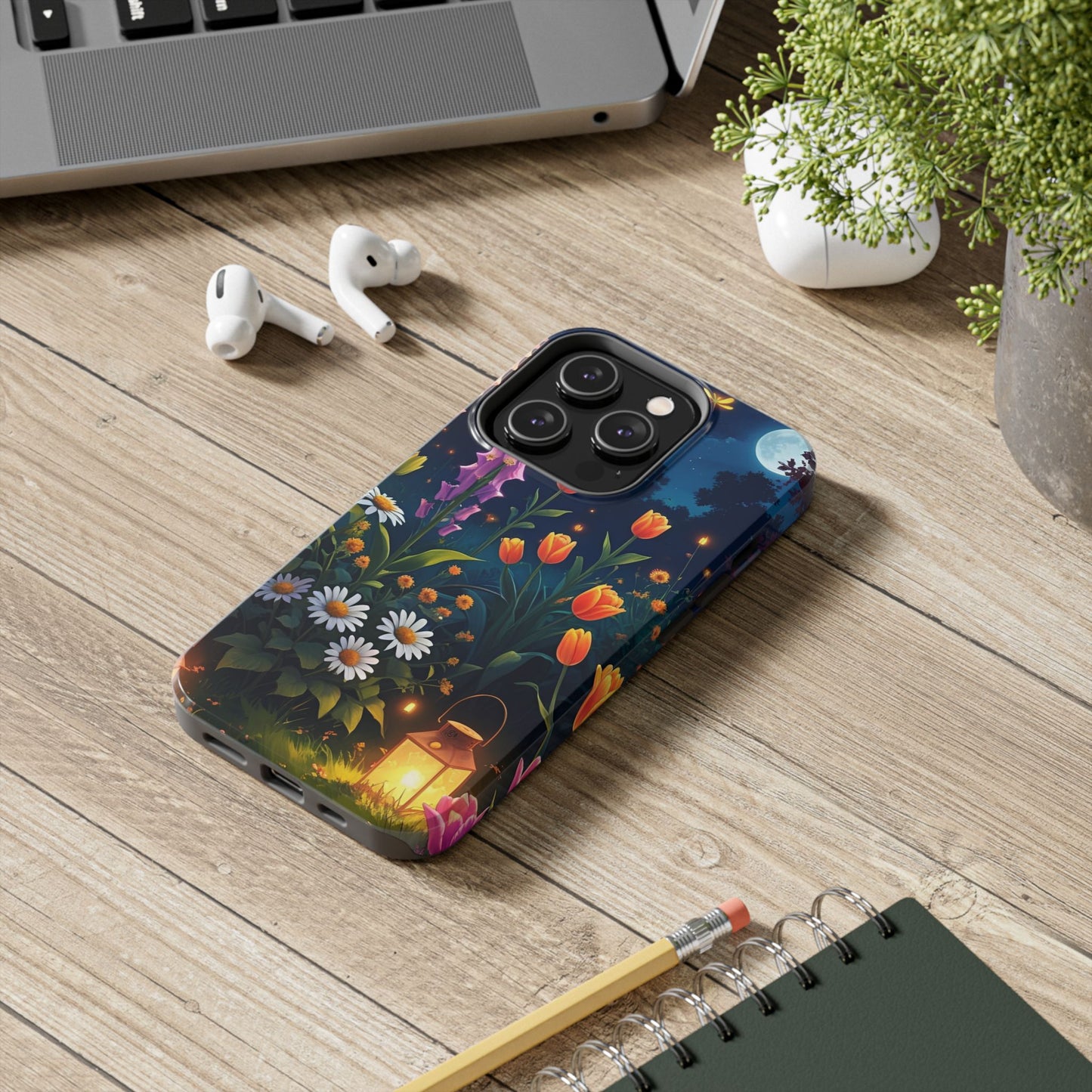 FDT Foxglove Daisy Tulip iPhone Case, Floral Anti-Trump Tough Phone Cover, Resistance Smartphone Protector, Political Statement Cell Phone