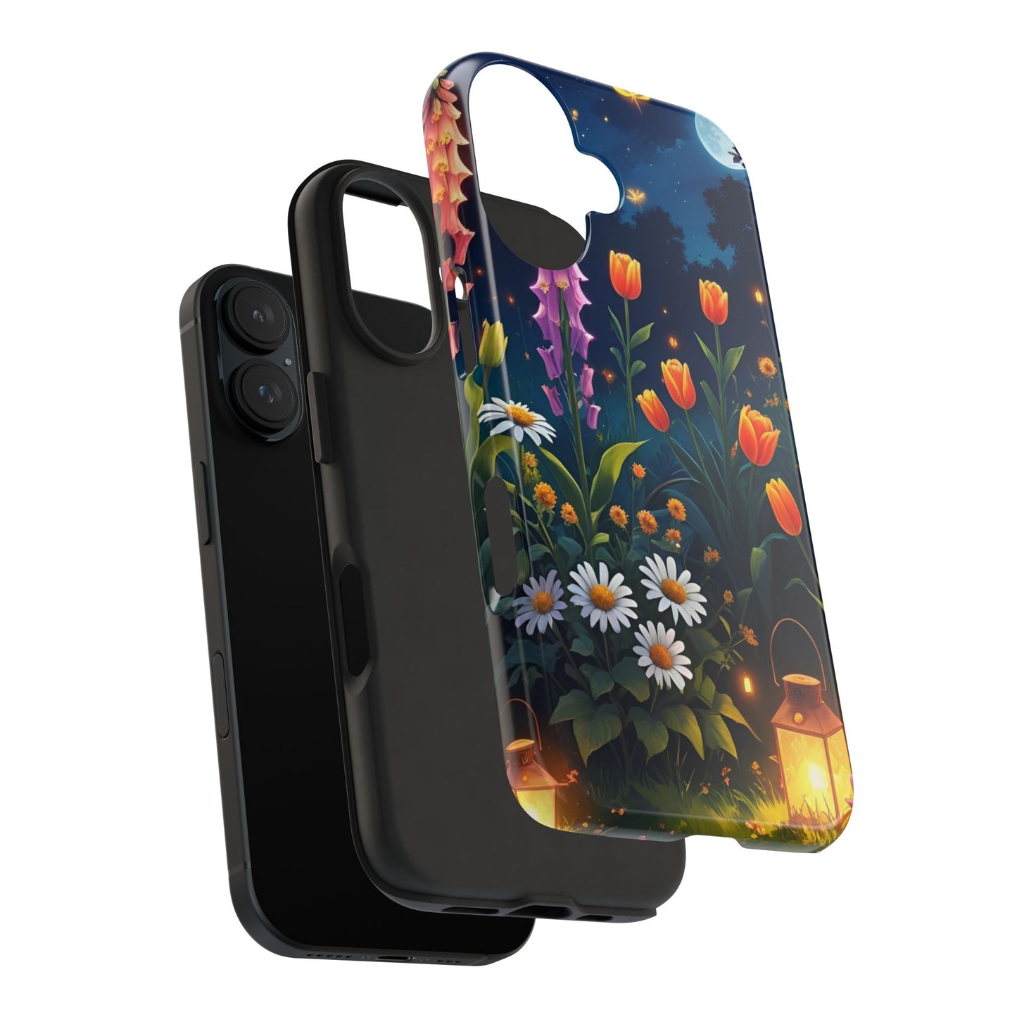 FDT Foxglove Daisy Tulip iPhone Case, Floral Anti-Trump Tough Phone Cover, Resistance Smartphone Protector, Political Statement Cell Phone