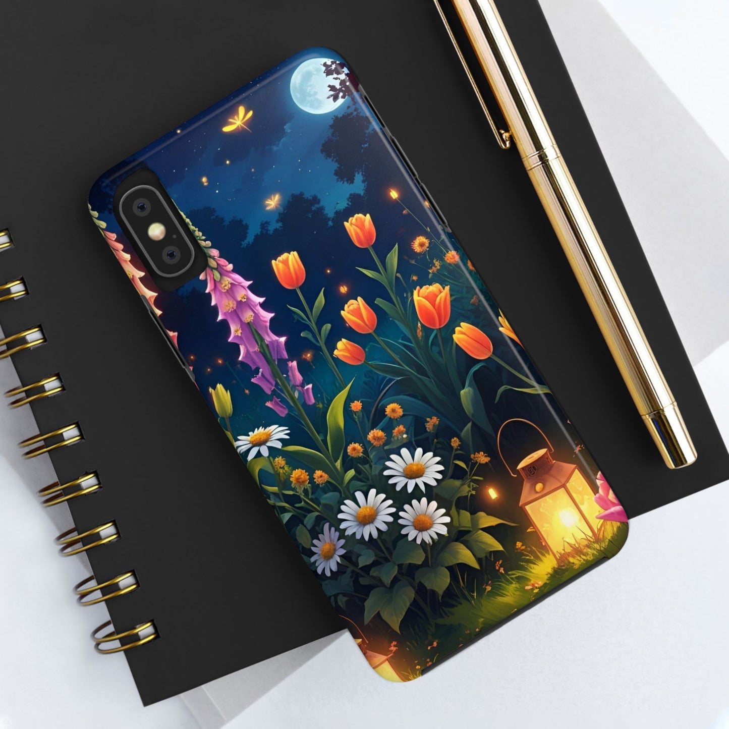 FDT Foxglove Daisy Tulip iPhone Case, Floral Anti-Trump Tough Phone Cover, Resistance Smartphone Protector, Political Statement Cell Phone