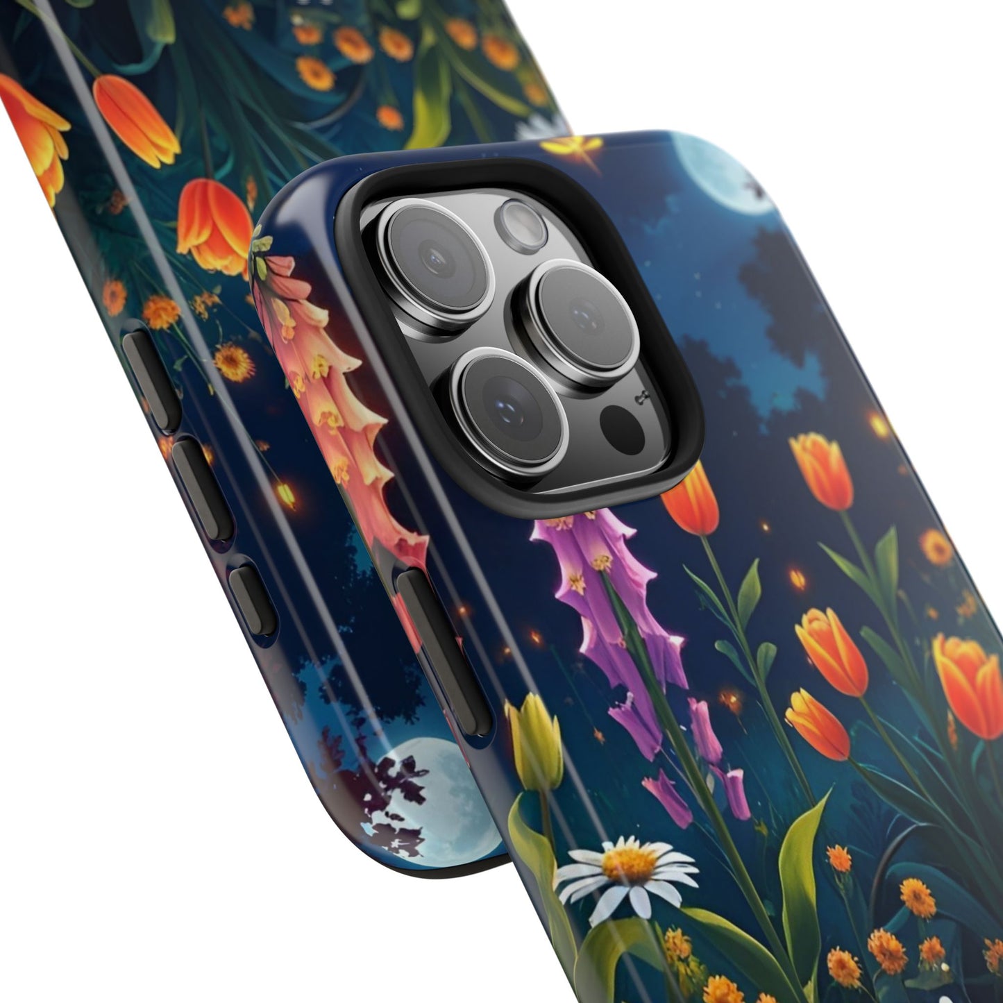 FDT Foxglove Daisy Tulip iPhone Case, Floral Anti-Trump Tough Phone Cover, Resistance Smartphone Protector, Political Statement Cell Phone