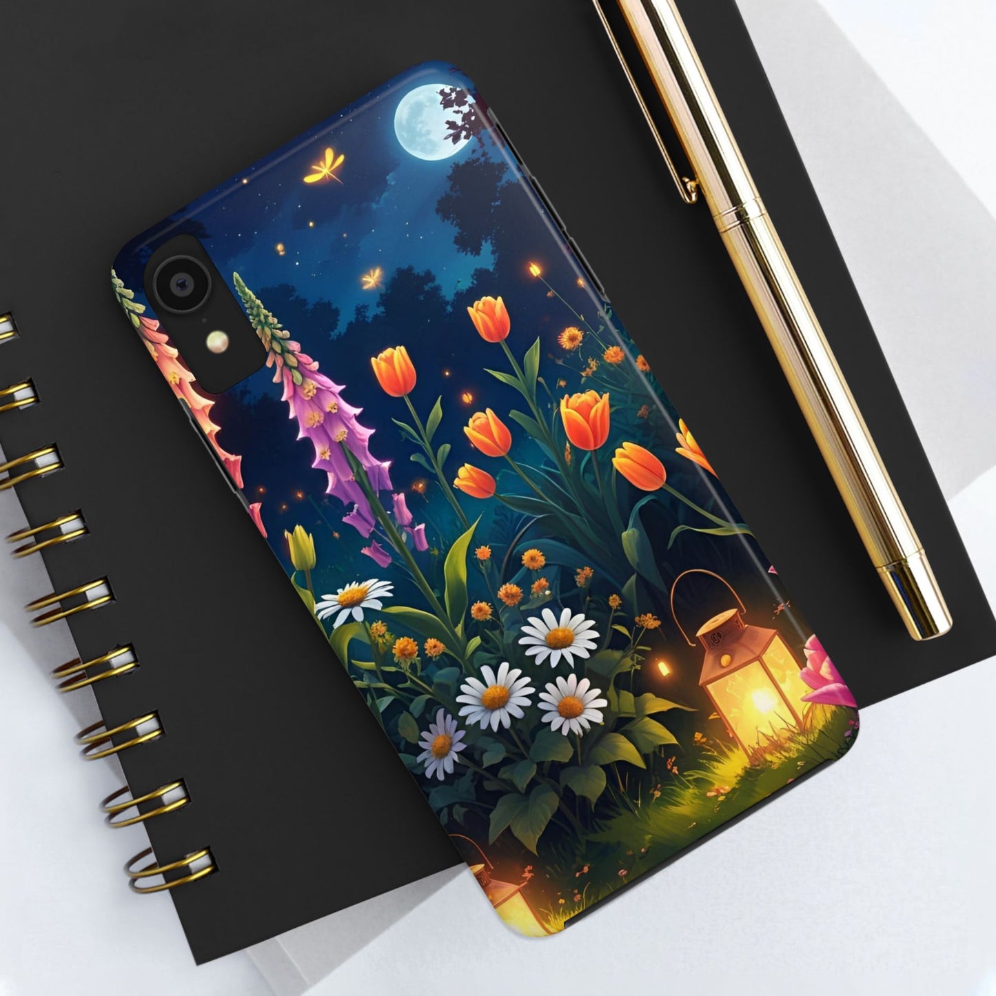 FDT Foxglove Daisy Tulip iPhone Case, Floral Anti-Trump Tough Phone Cover, Resistance Smartphone Protector, Political Statement Cell Phone
