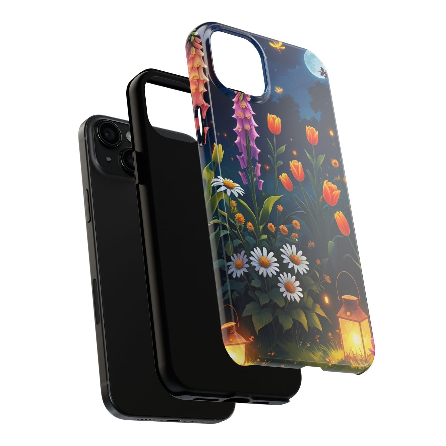 FDT Foxglove Daisy Tulip iPhone Case, Floral Anti-Trump Tough Phone Cover, Resistance Smartphone Protector, Political Statement Cell Phone