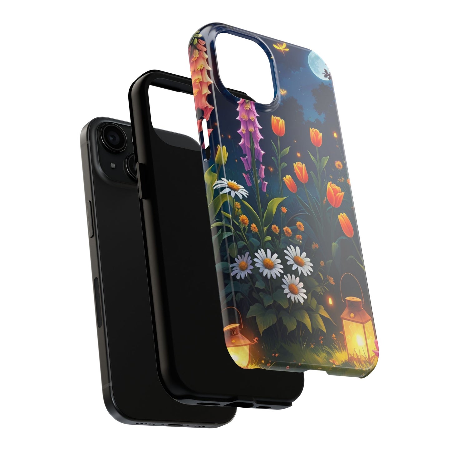 FDT Foxglove Daisy Tulip iPhone Case, Floral Anti-Trump Tough Phone Cover, Resistance Smartphone Protector, Political Statement Cell Phone
