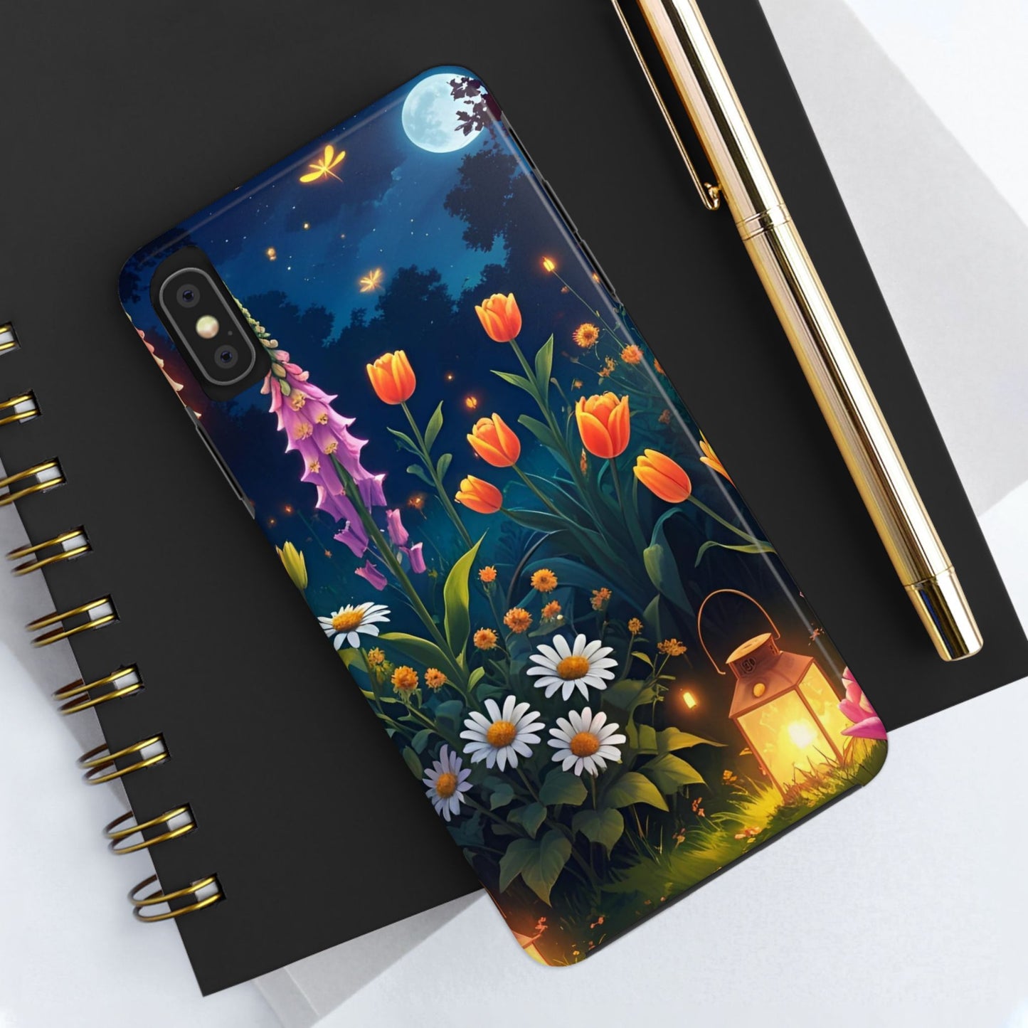 FDT Foxglove Daisy Tulip iPhone Case, Floral Anti-Trump Tough Phone Cover, Resistance Smartphone Protector, Political Statement Cell Phone
