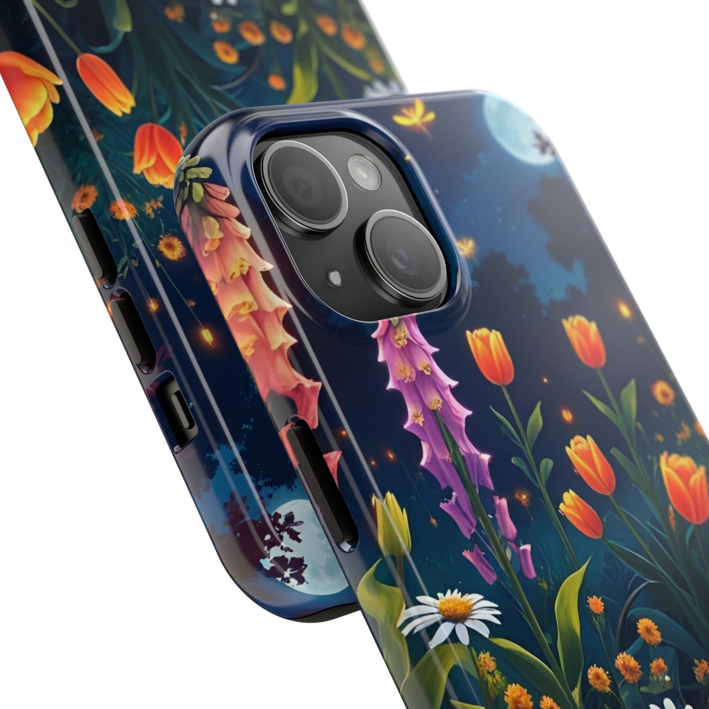 FDT Foxglove Daisy Tulip iPhone Case, Floral Anti-Trump Tough Phone Cover, Resistance Smartphone Protector, Political Statement Cell Phone