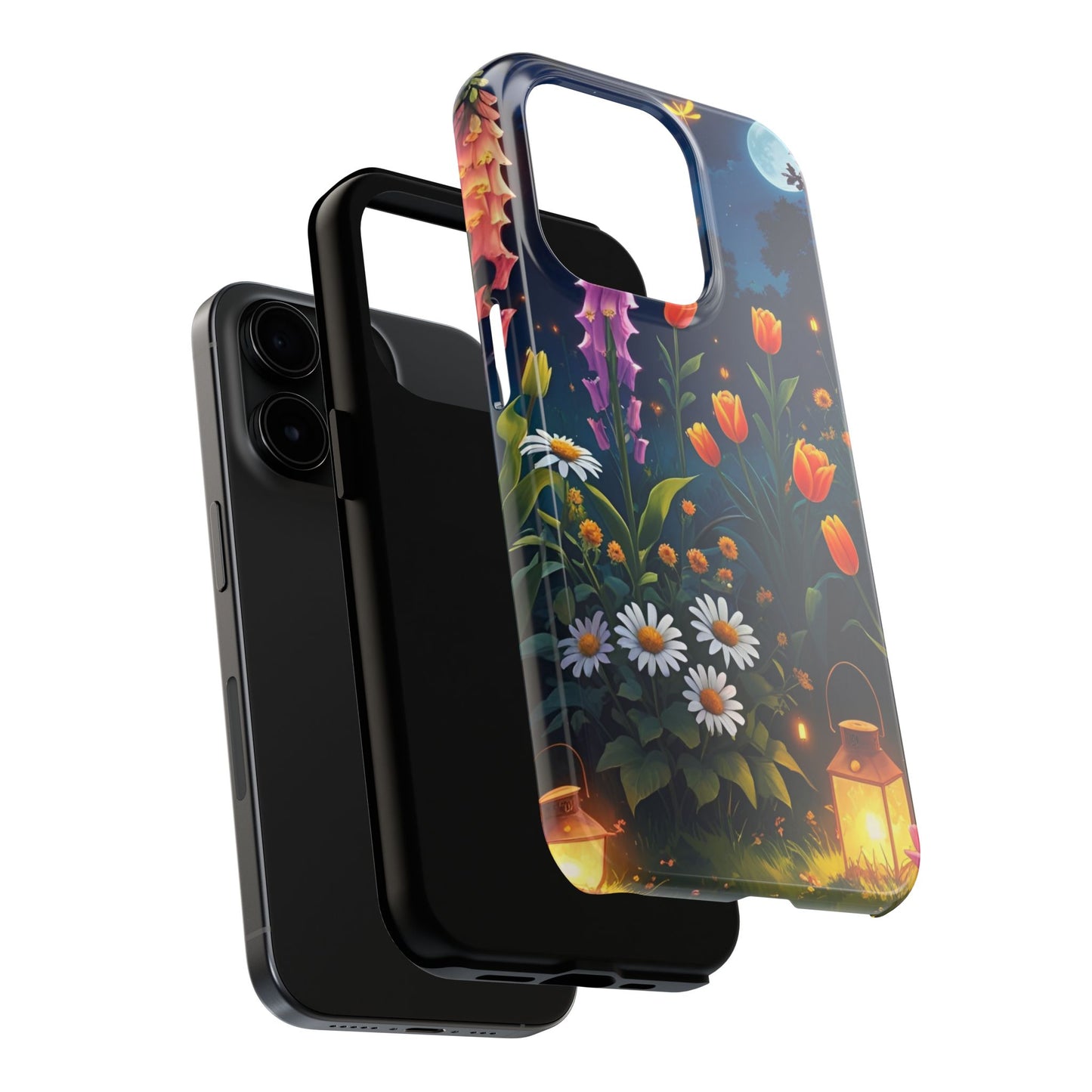 FDT Foxglove Daisy Tulip iPhone Case, Floral Anti-Trump Tough Phone Cover, Resistance Smartphone Protector, Political Statement Cell Phone